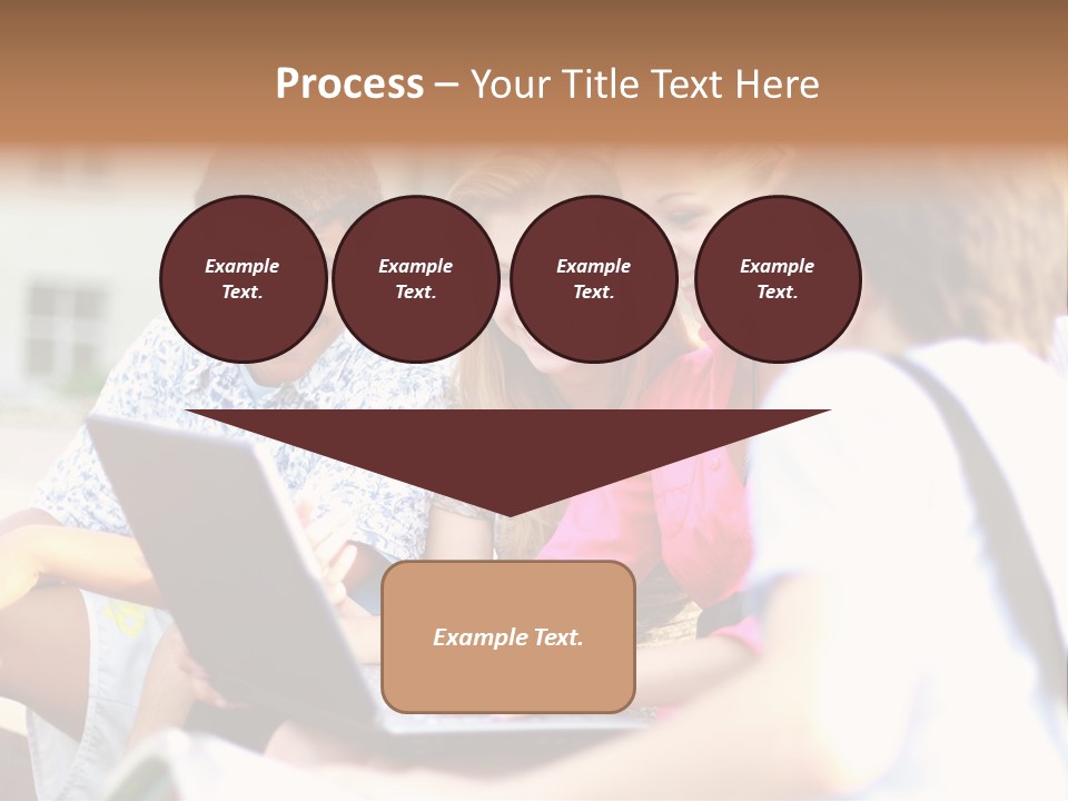 Friends Humorous Teen PowerPoint Template