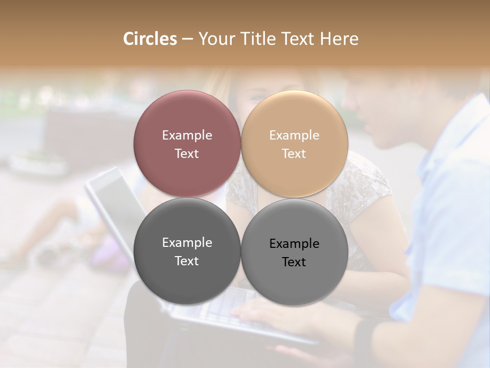 Friendship Youth Close PowerPoint Template