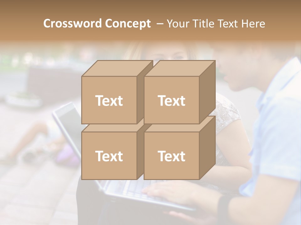 Friendship Youth Close PowerPoint Template