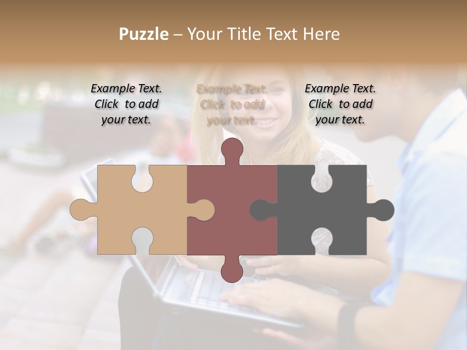 Friendship Youth Close PowerPoint Template