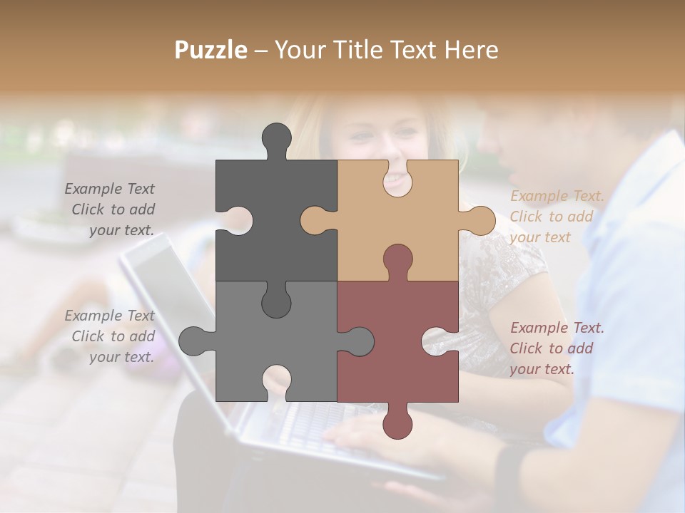 Friendship Youth Close PowerPoint Template