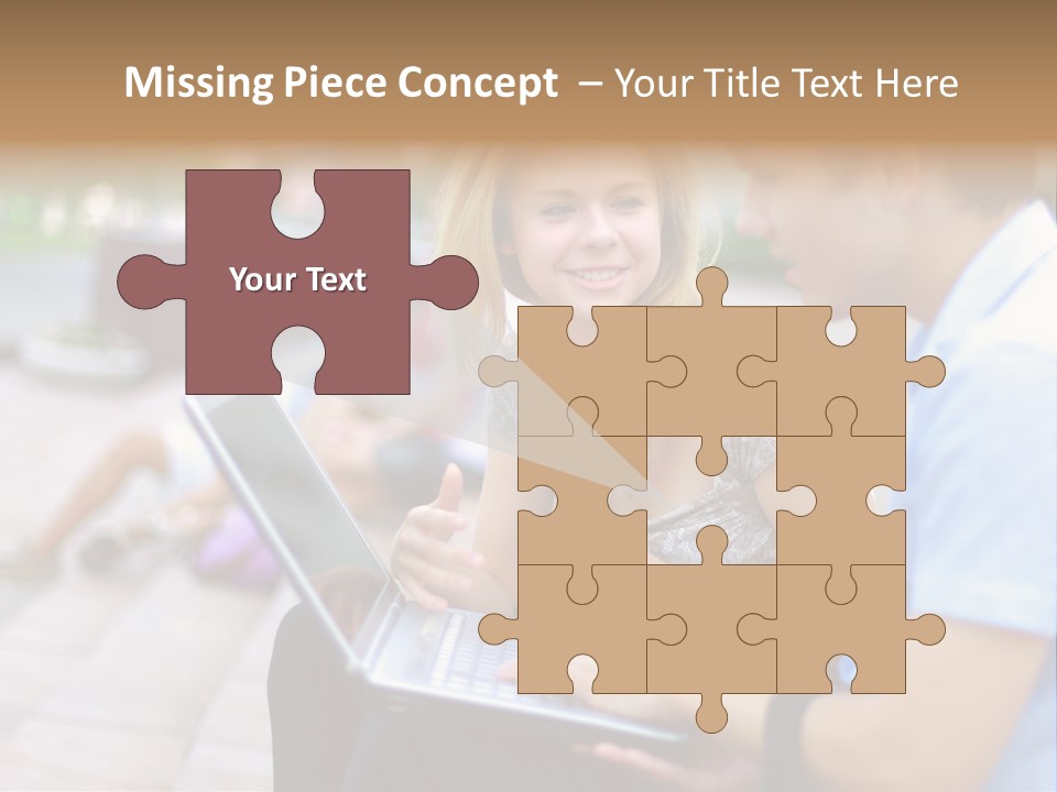 Friendship Youth Close PowerPoint Template