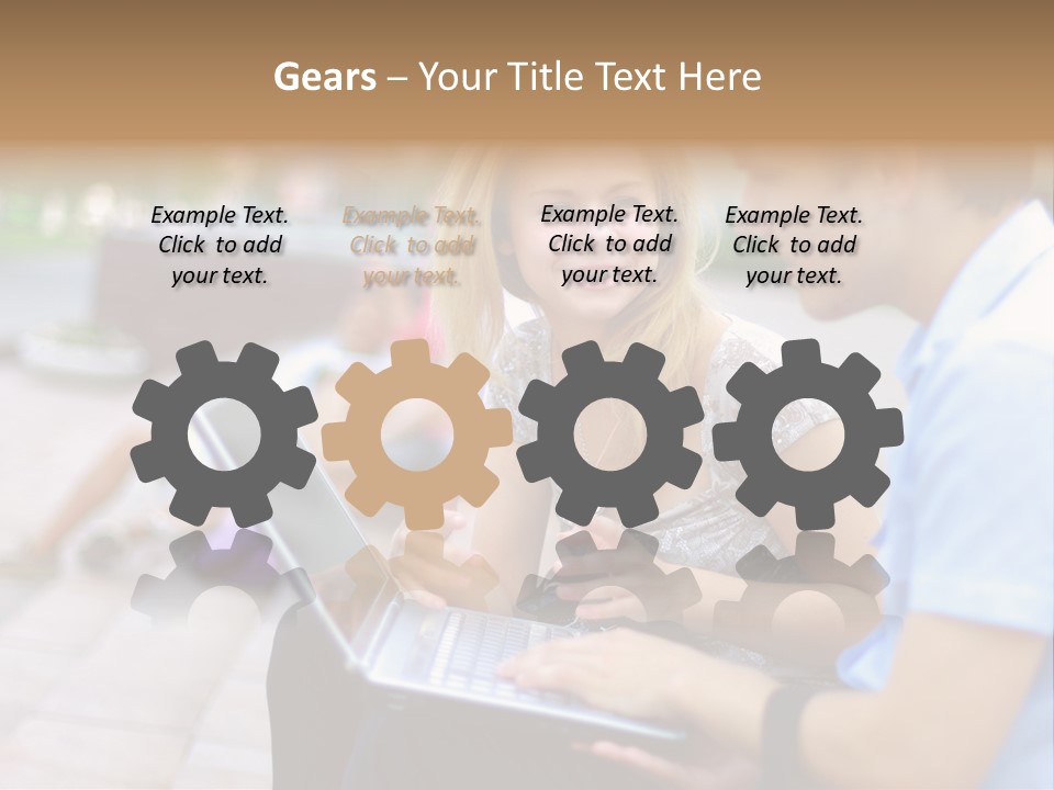 Friendship Youth Close PowerPoint Template