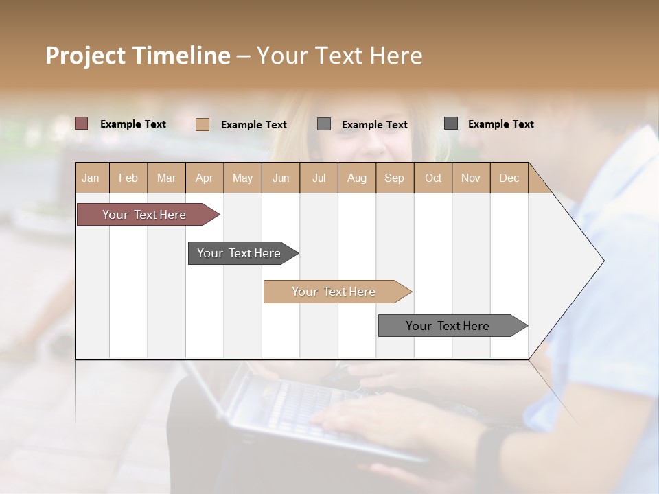 Friendship Youth Close PowerPoint Template