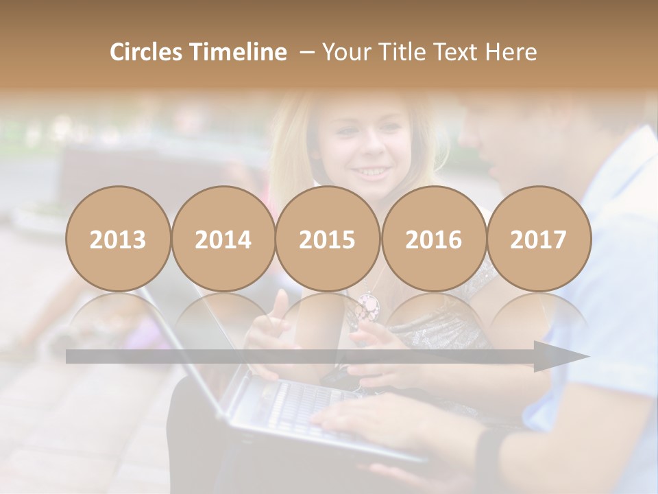 Friendship Youth Close PowerPoint Template