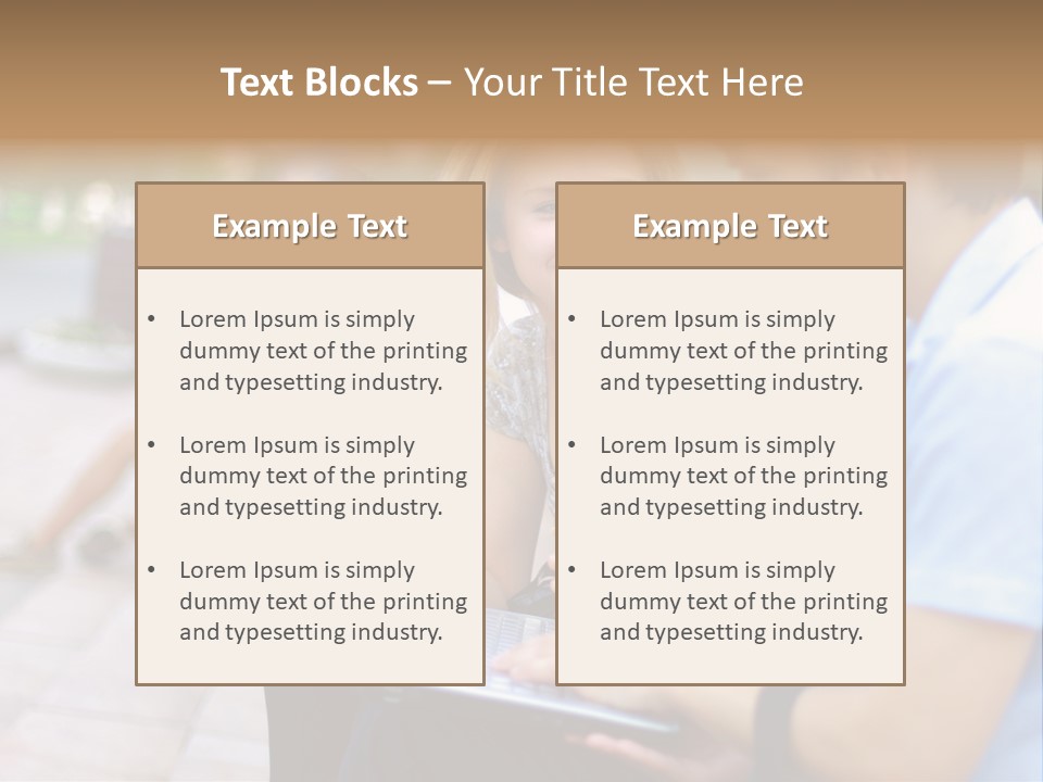 Friendship Youth Close PowerPoint Template