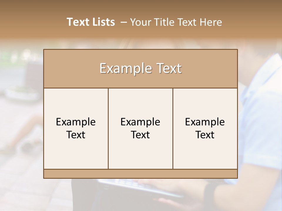 Friendship Youth Close PowerPoint Template