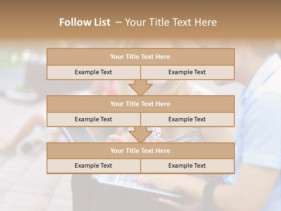 Friendship Youth Close PowerPoint Template