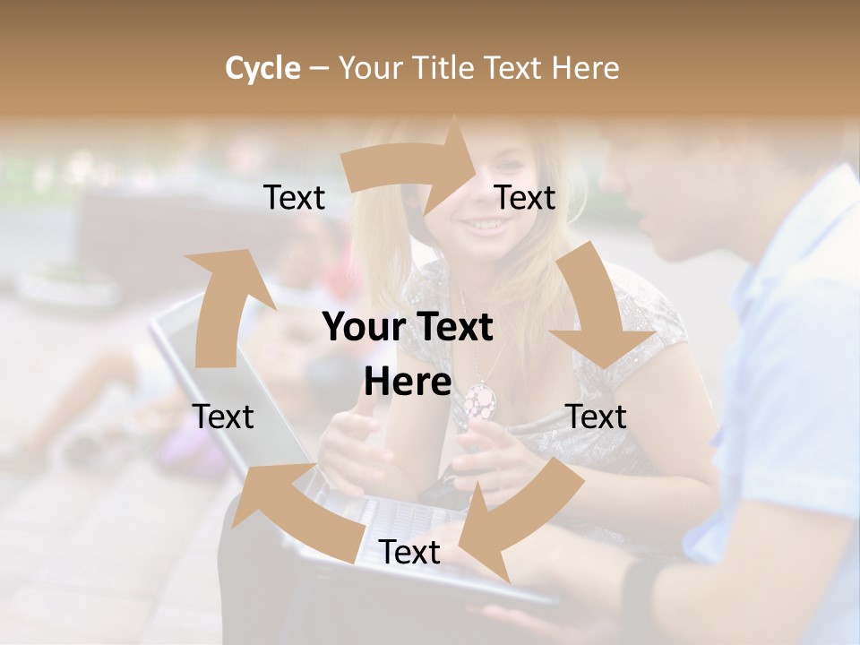 Friendship Youth Close PowerPoint Template