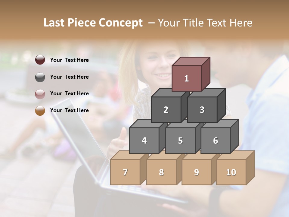 Friendship Youth Close PowerPoint Template