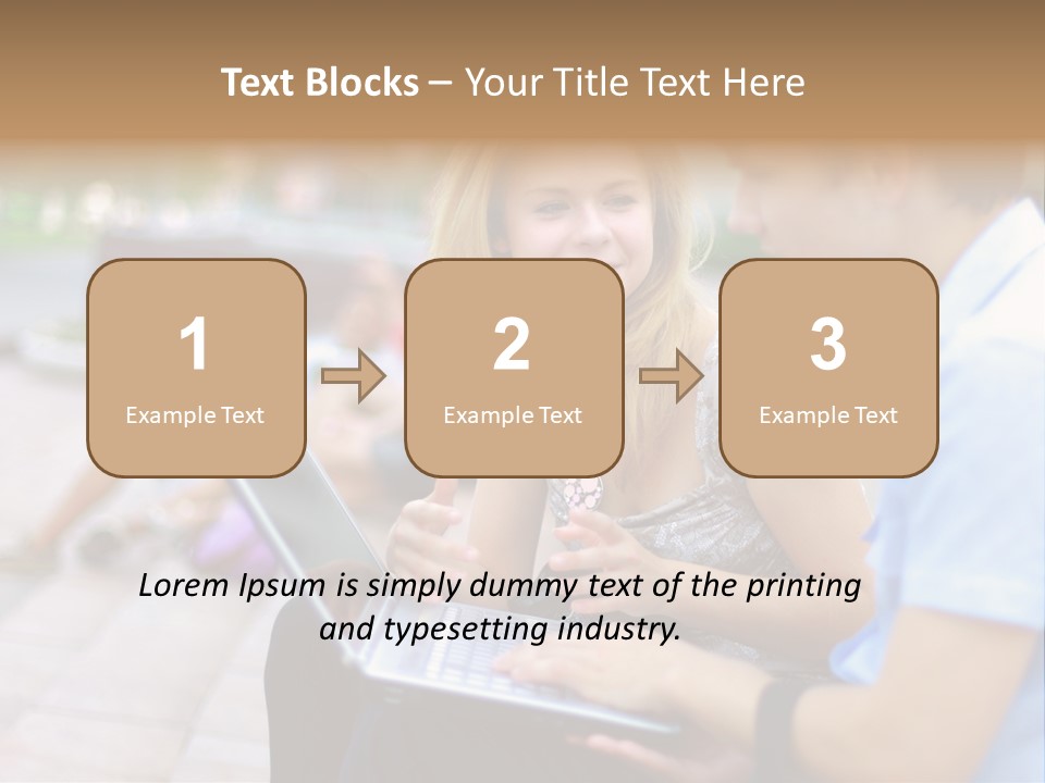 Friendship Youth Close PowerPoint Template