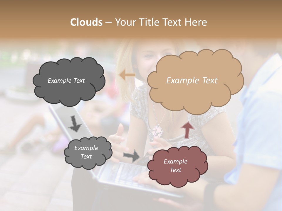 Friendship Youth Close PowerPoint Template