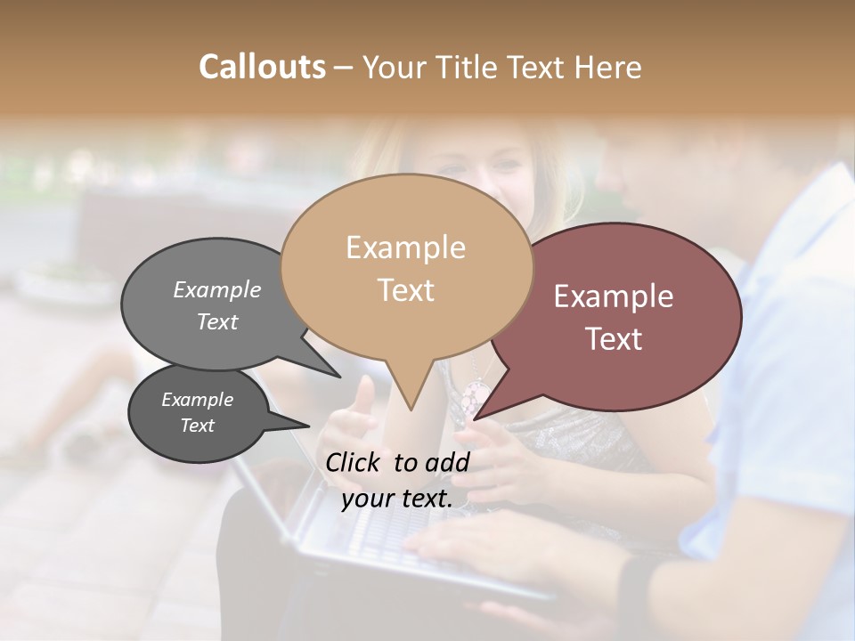 Friendship Youth Close PowerPoint Template