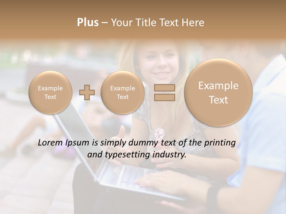 Friendship Youth Close PowerPoint Template