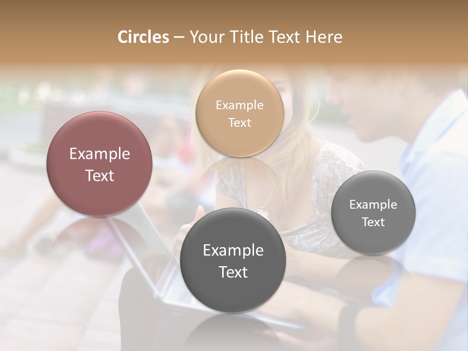 Friendship Youth Close PowerPoint Template