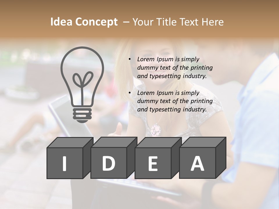 Friendship Youth Close PowerPoint Template