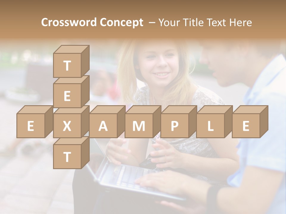 Friendship Youth Close PowerPoint Template