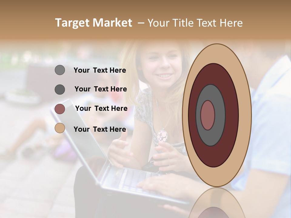 Friendship Youth Close PowerPoint Template