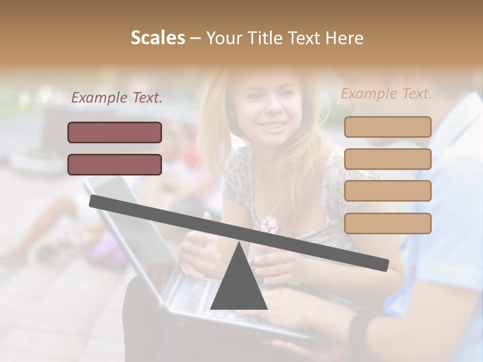 Friendship Youth Close PowerPoint Template