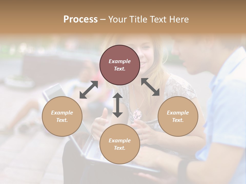 Friendship Youth Close PowerPoint Template