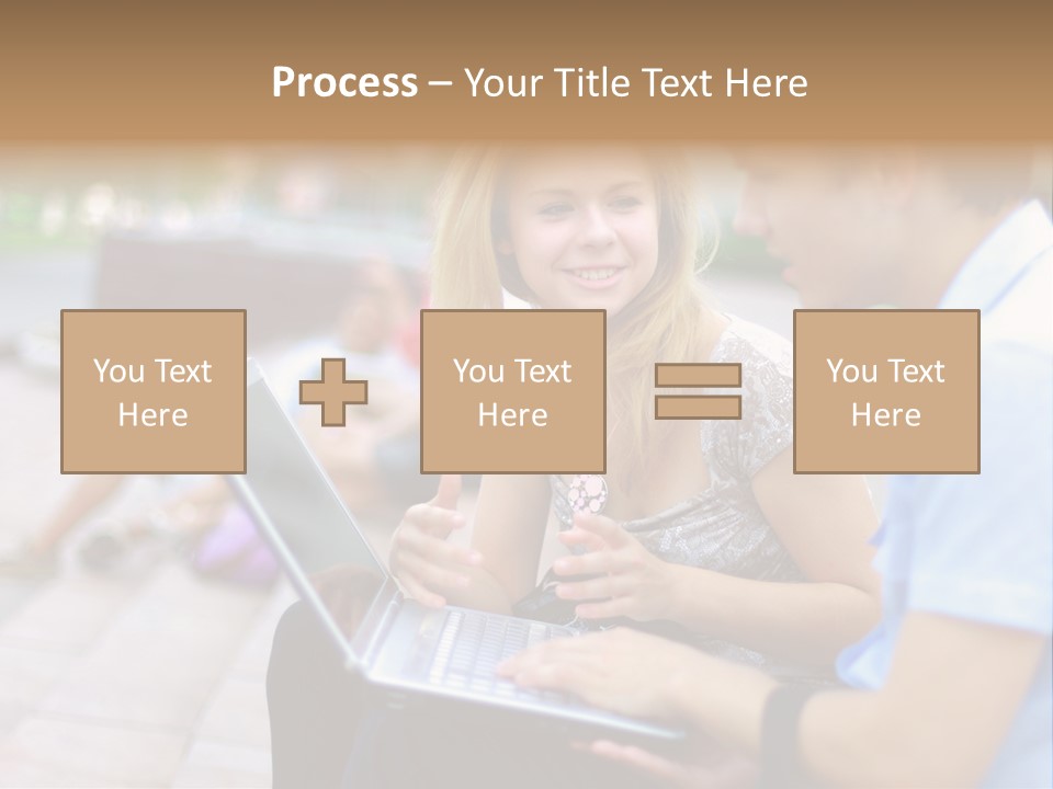 Friendship Youth Close PowerPoint Template