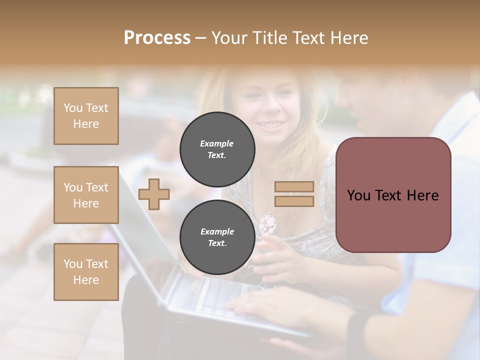 Friendship Youth Close PowerPoint Template