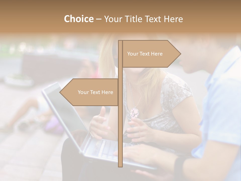 Friendship Youth Close PowerPoint Template