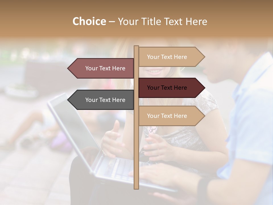 Friendship Youth Close PowerPoint Template