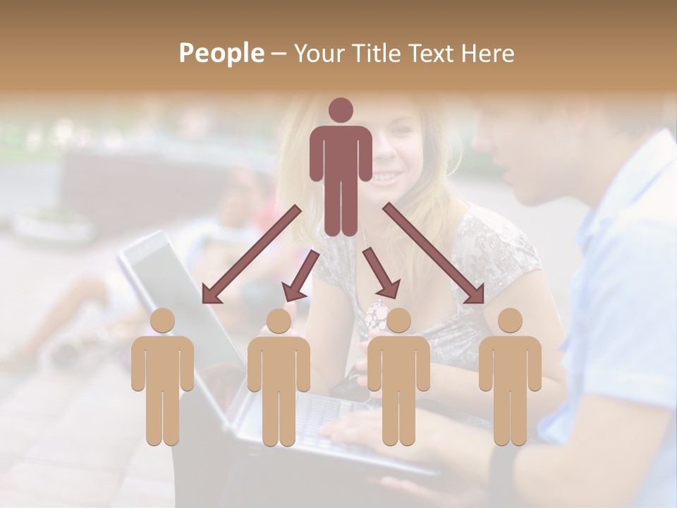 Friendship Youth Close PowerPoint Template