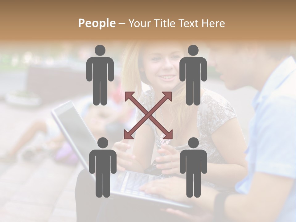 Friendship Youth Close PowerPoint Template