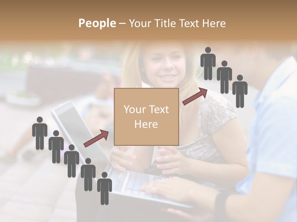 Friendship Youth Close PowerPoint Template