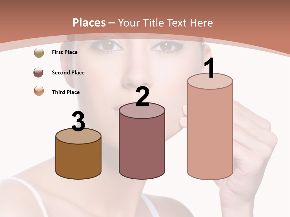 Pretty White Sensual PowerPoint Template