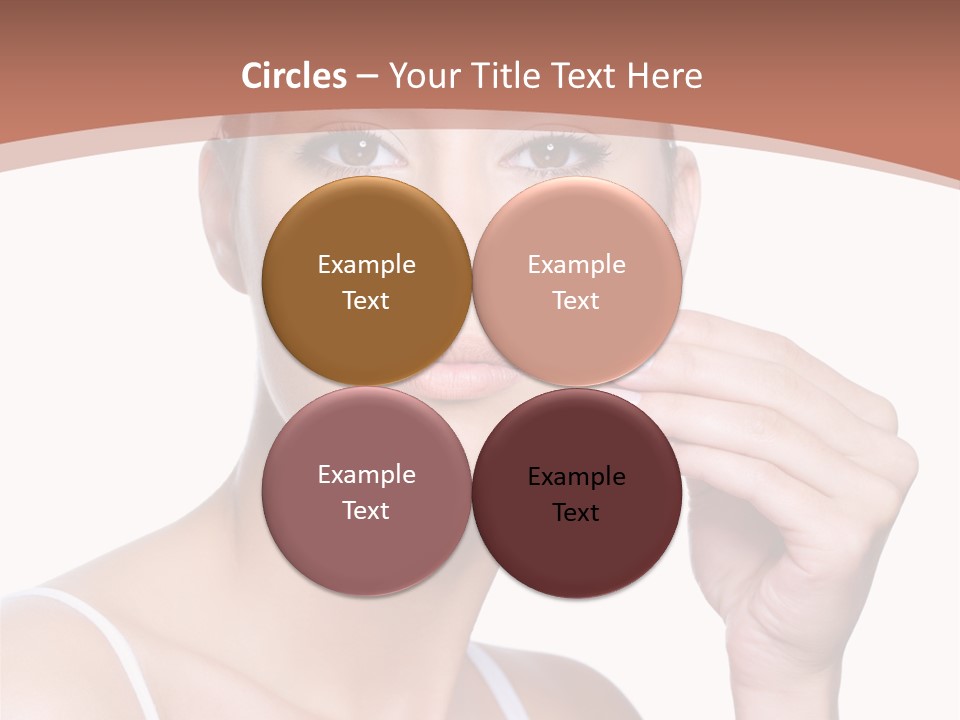 Pretty White Sensual PowerPoint Template