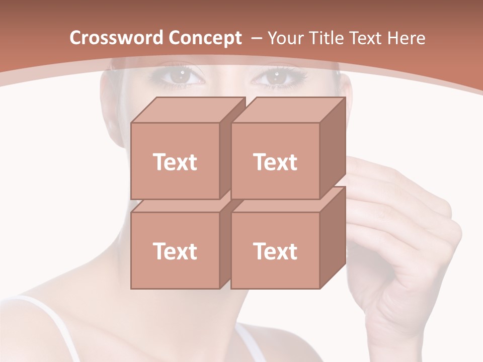 Pretty White Sensual PowerPoint Template