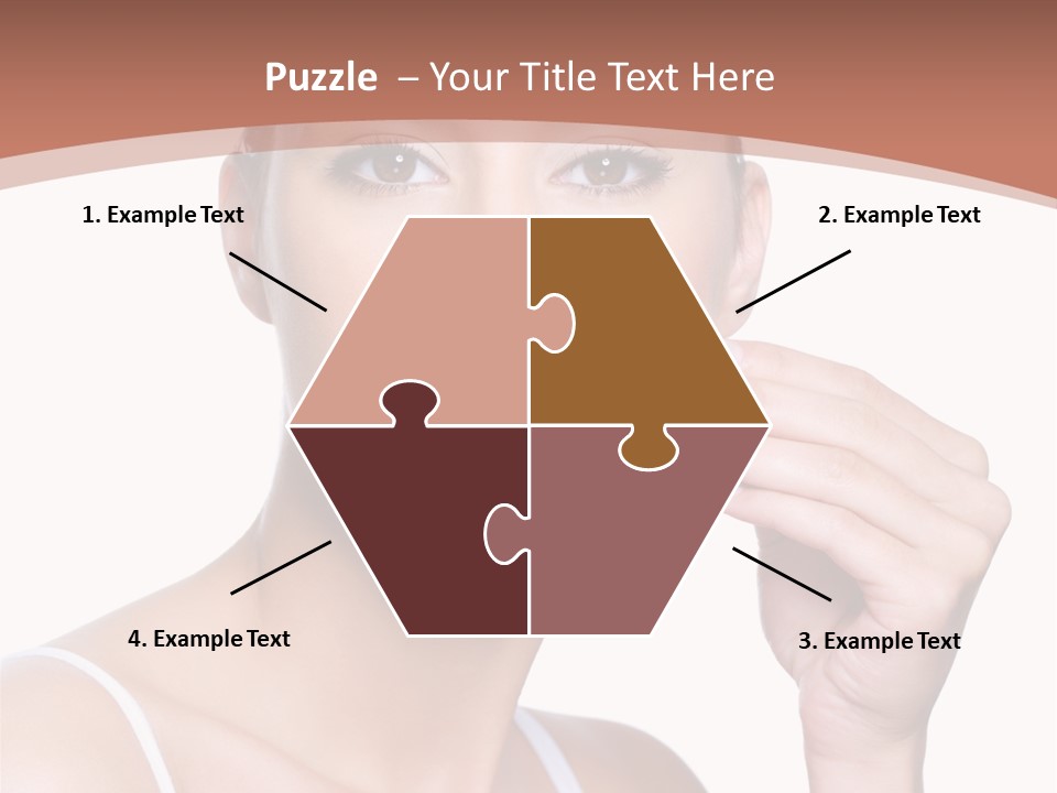 Pretty White Sensual PowerPoint Template