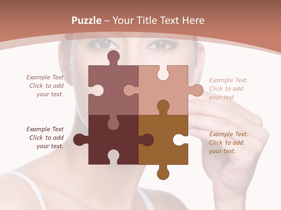 Pretty White Sensual PowerPoint Template