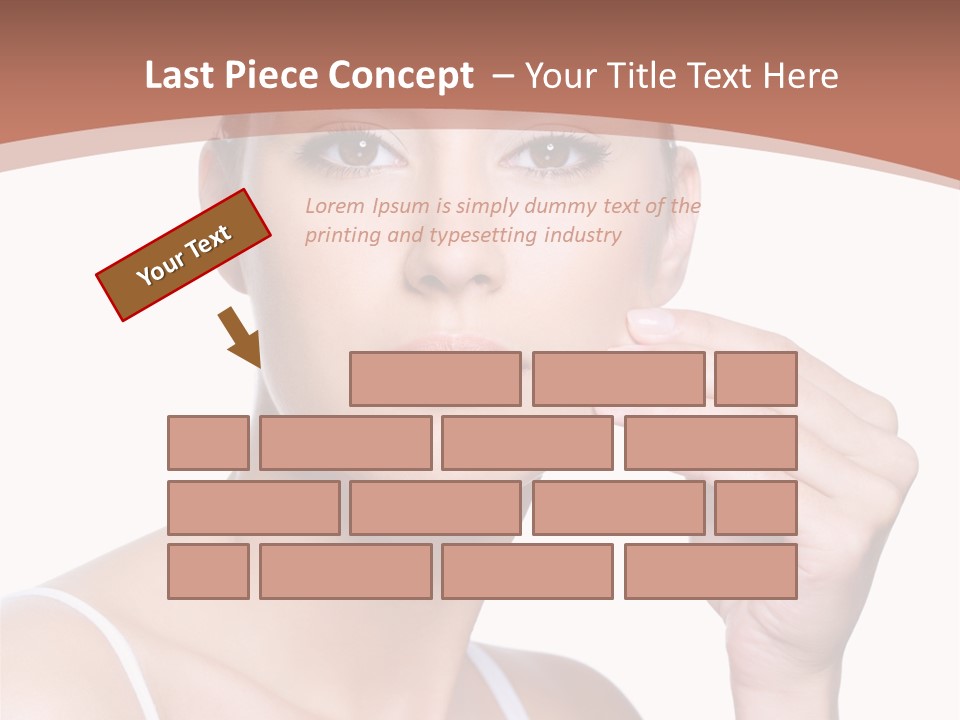 Pretty White Sensual PowerPoint Template