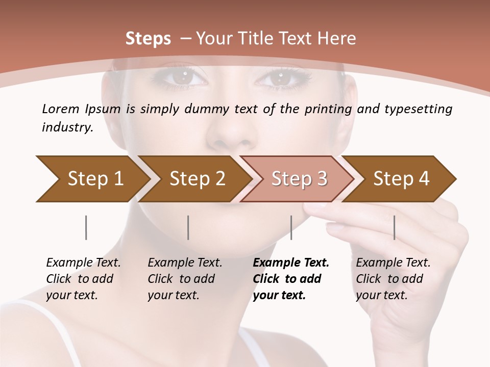 Pretty White Sensual PowerPoint Template