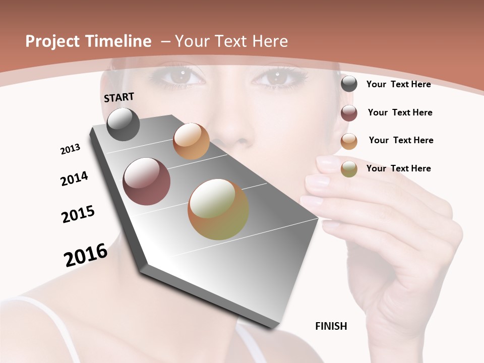 Pretty White Sensual PowerPoint Template