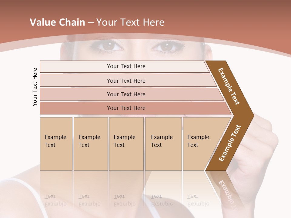 Pretty White Sensual PowerPoint Template