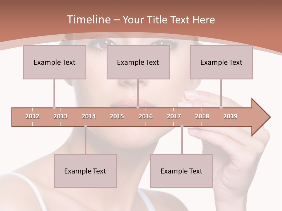 Pretty White Sensual PowerPoint Template