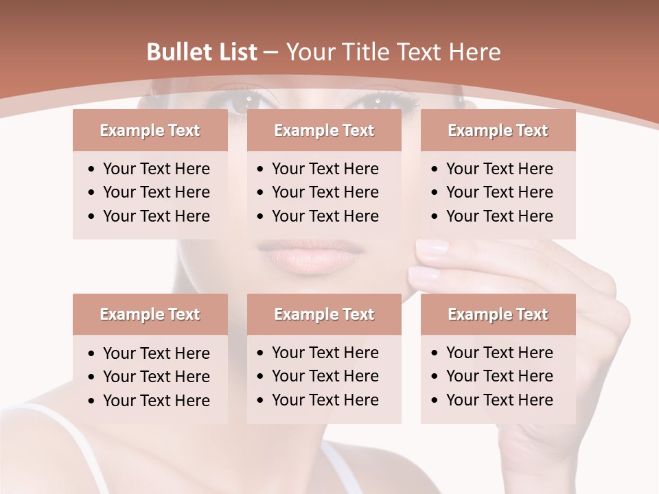 Pretty White Sensual PowerPoint Template