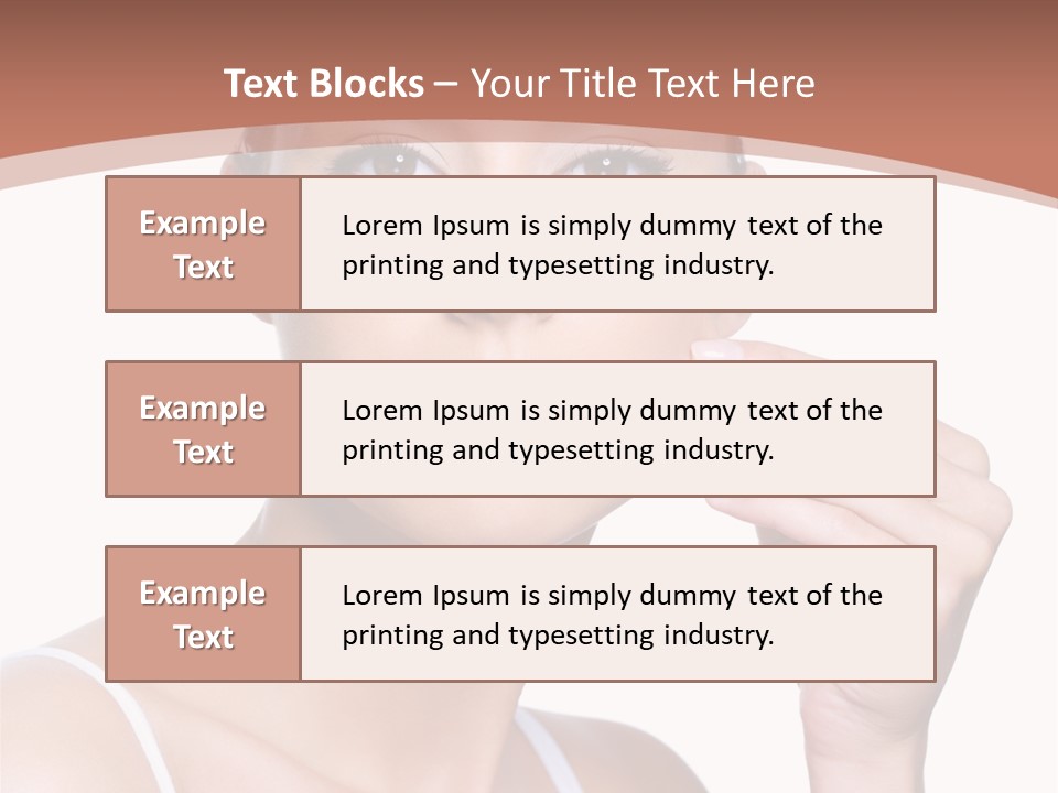 Pretty White Sensual PowerPoint Template