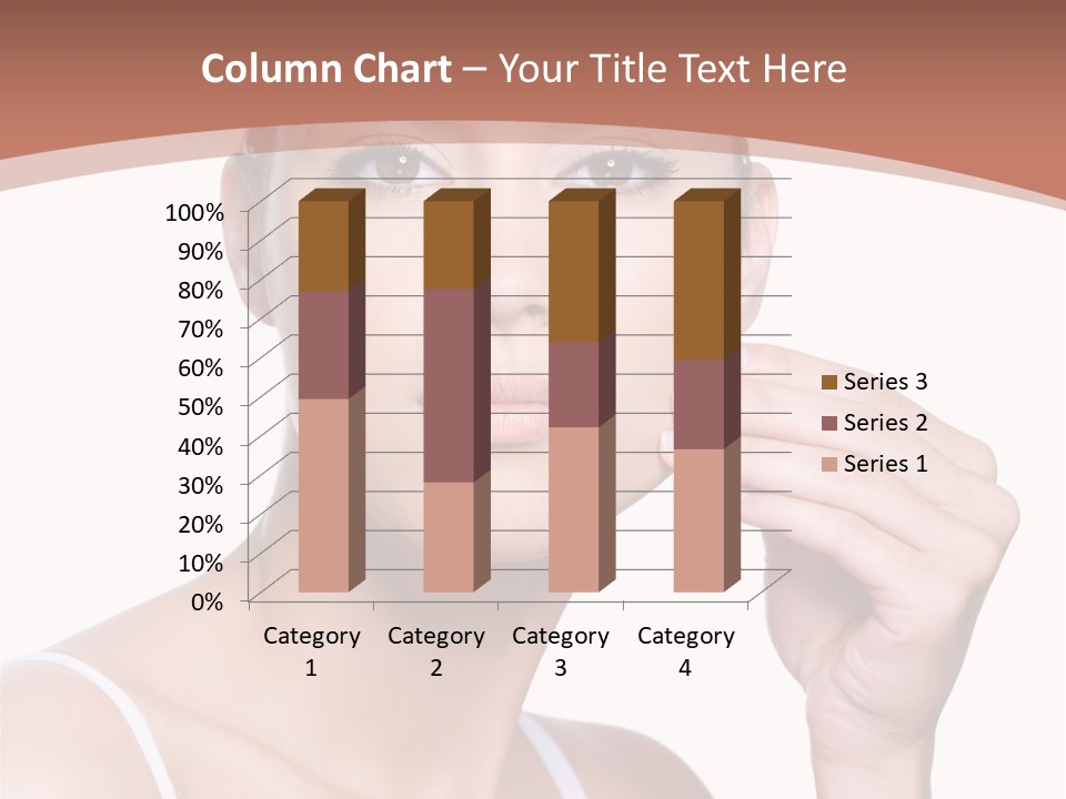 Pretty White Sensual PowerPoint Template