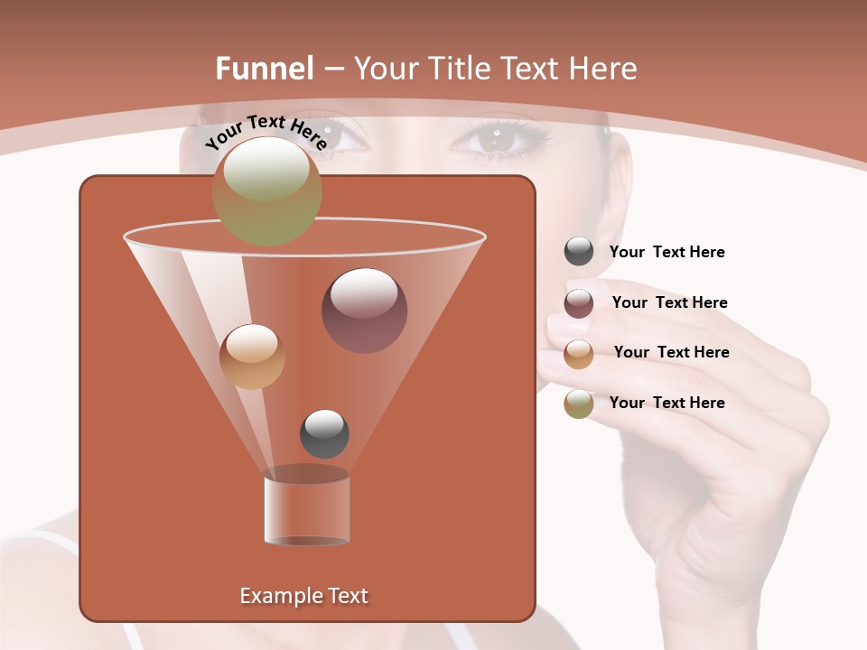 Pretty White Sensual PowerPoint Template