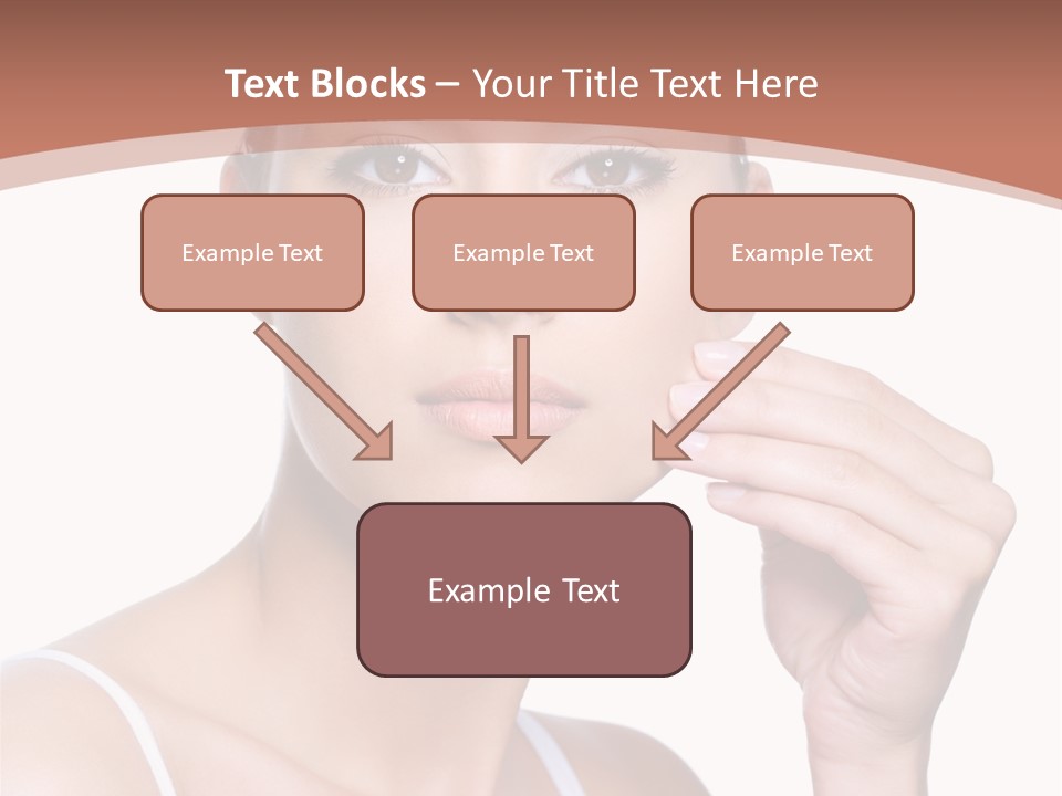 Pretty White Sensual PowerPoint Template