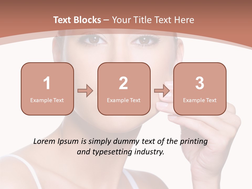 Pretty White Sensual PowerPoint Template