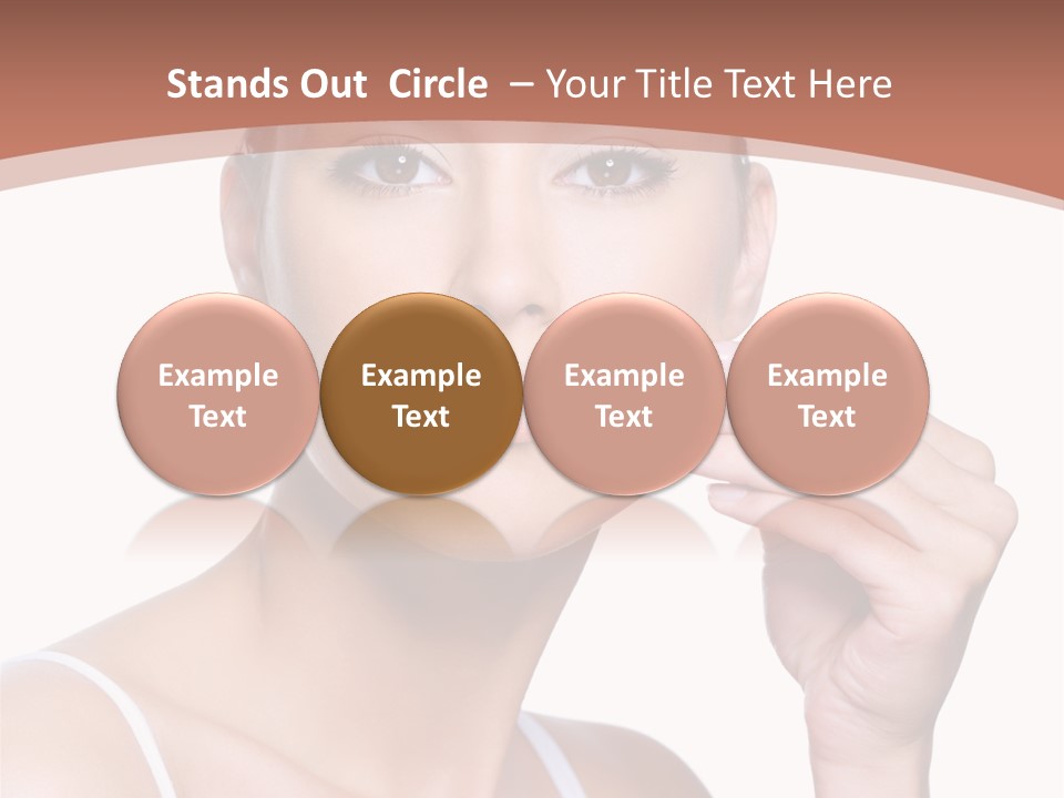 Pretty White Sensual PowerPoint Template