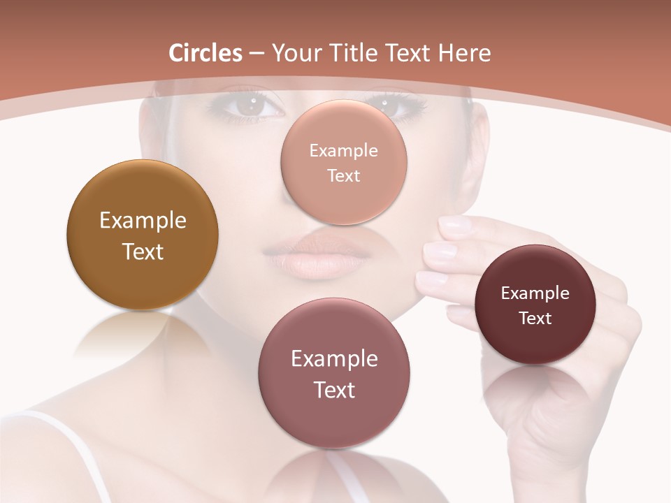 Pretty White Sensual PowerPoint Template