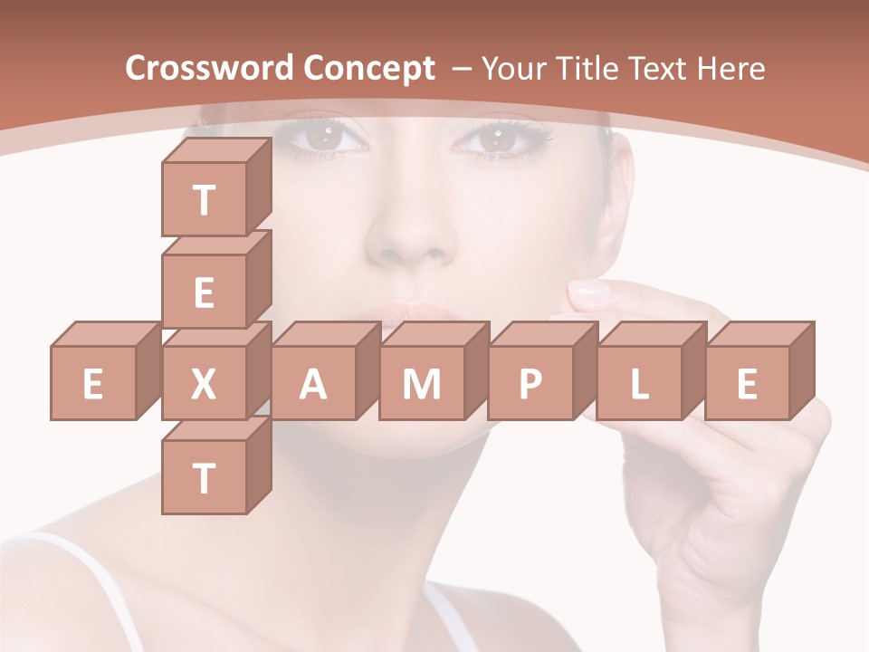 Pretty White Sensual PowerPoint Template